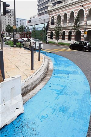 The Star Some drivers don't see the significance of these blue lanes.